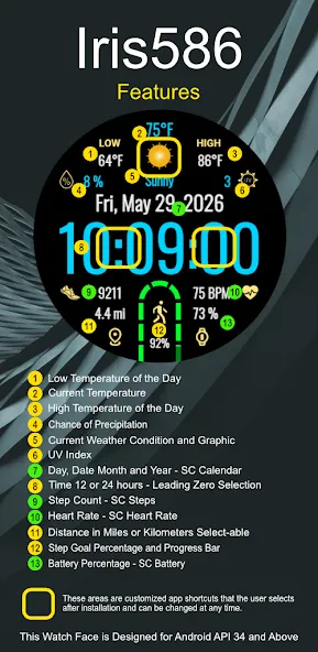 Iris586 Multi Function Watch screenshot 6