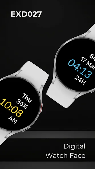 EXD027: Minimal Watch Face screenshot 1