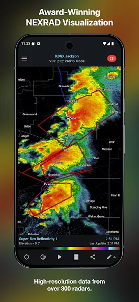RadarScope screenshot 1