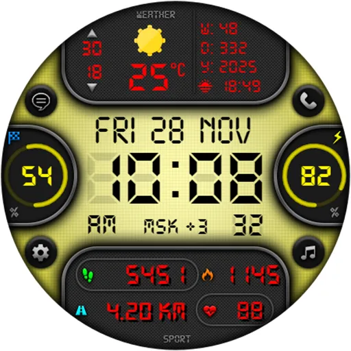 DIGI SIMULOR CTS71 Watch face screenshot 20