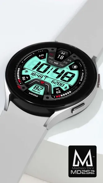 MD252 Digital watch face screenshot 5