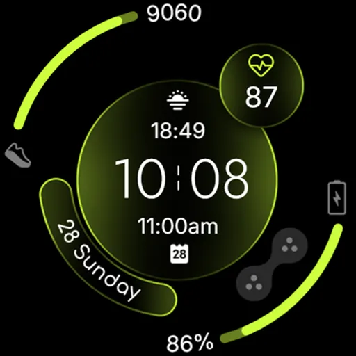 QuanTick 02 Minimal Watch Face screenshot 26