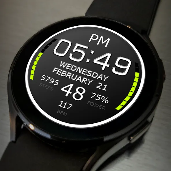 Key WF05 Digital Watch Face screenshot 4