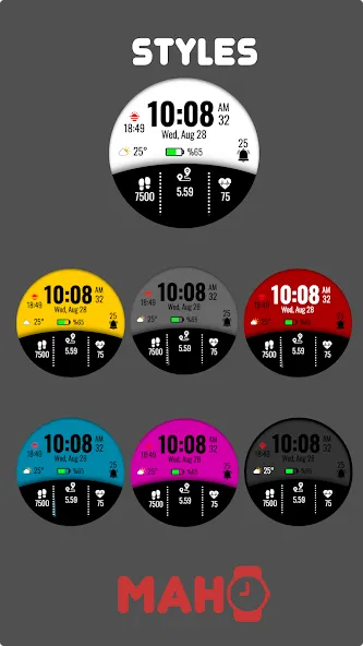 MAHO005 Wear OS Watch Face screenshot 3