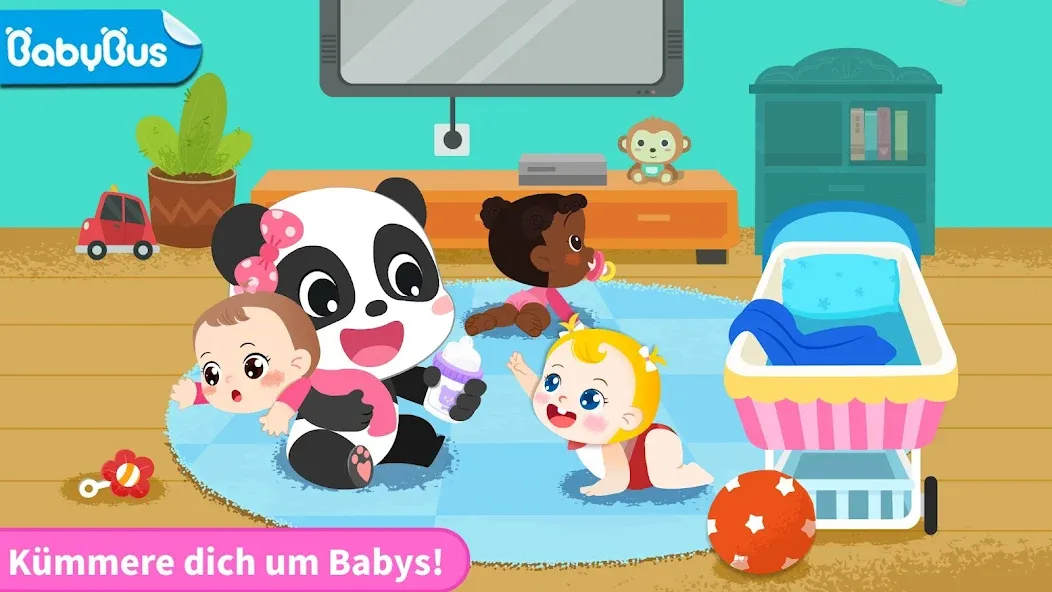 Panda Spiel: Babygirl Pflege screenshot 1