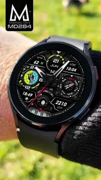 MD284 Analog watch face screenshot 2