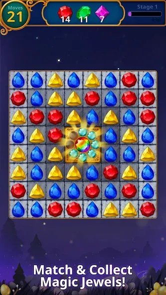 Jewels Magic: Mystery Match3 screenshot 1