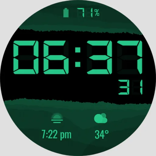 Simple Digital Watch Face screenshot 4