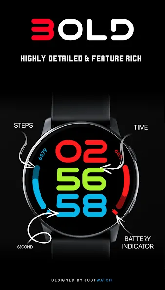 Bold WatchFace screenshot 4