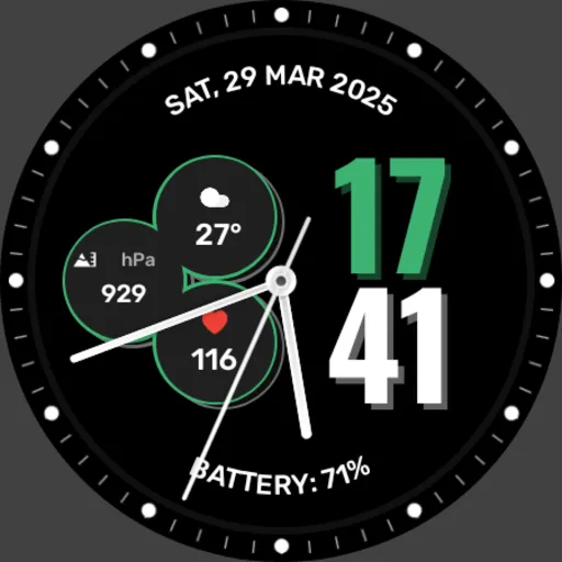 Baron 2: Hybrid Watch Face screenshot 32