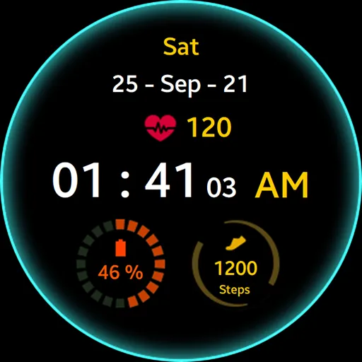 Green Glow Watch Face screenshot 4