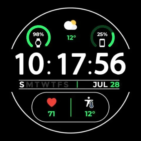 Night ver 21 - watch face screenshot 21