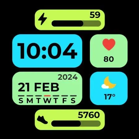 Night 52 - watch face screenshot 22