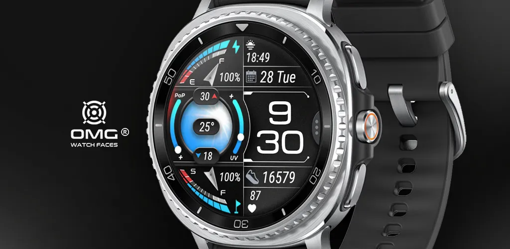 OMG 387 Weather Watch Face screenshot 1