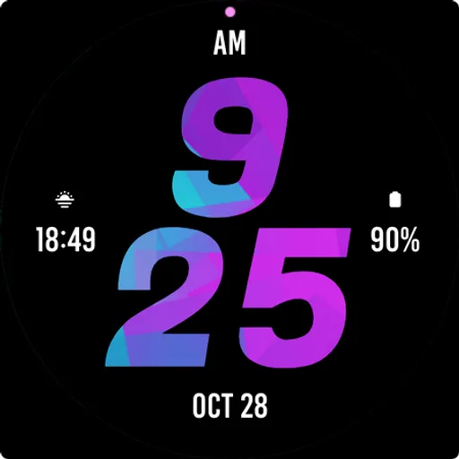 Digital Style Watch Face screenshot 4