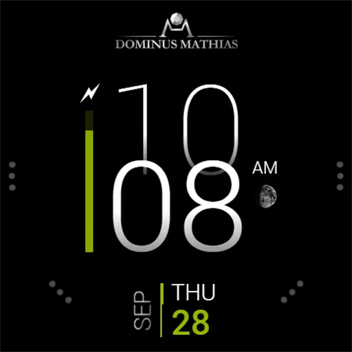 DM040 Digital Watch Face screenshot 5