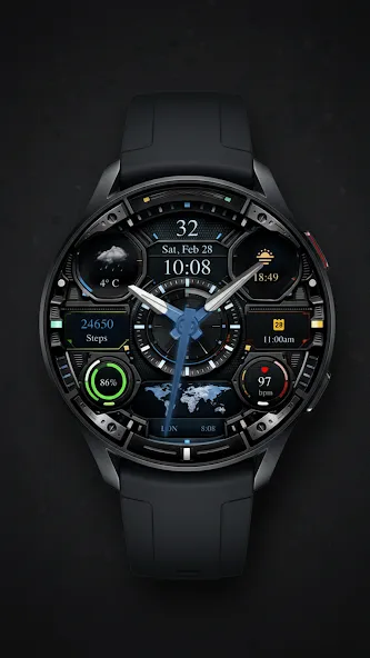 ChronoSphere watchface mono17 screenshot 4