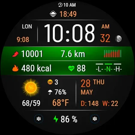 VF03 Weather Inform Watch Face screenshot 24