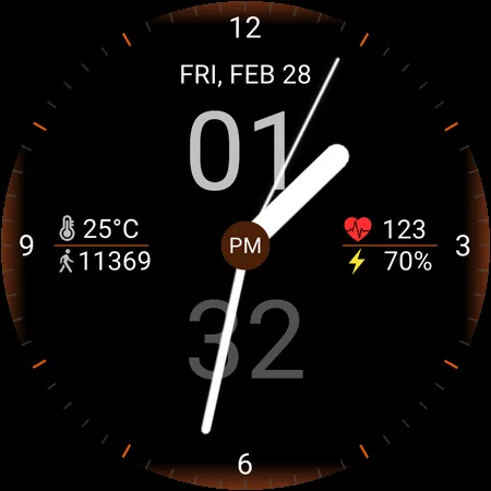 Hybrid Vision Watch Face screenshot 6