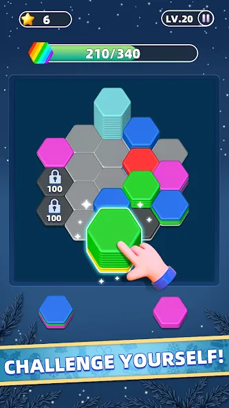 Hexa Master 3D - Color Sort screenshot 3