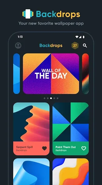 Backdrops - Wallpapers screenshot 1