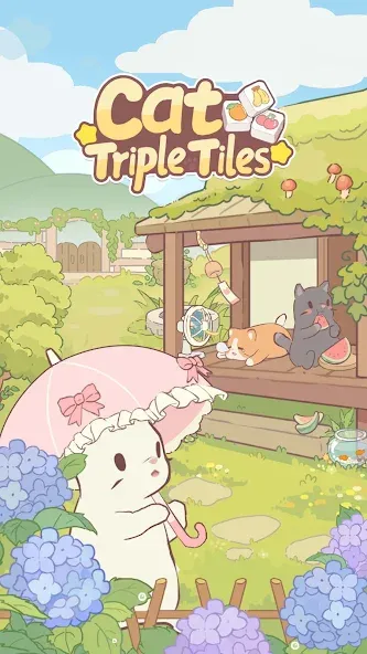 Cat Triple Tiles: Match 3 Game screenshot 2