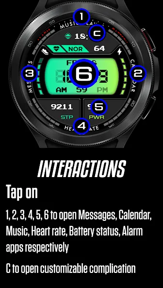 Phantom - LCD v4 | watch face screenshot 8