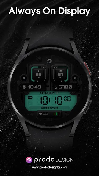 PRADO X96 Digital Watch Face screenshot 7