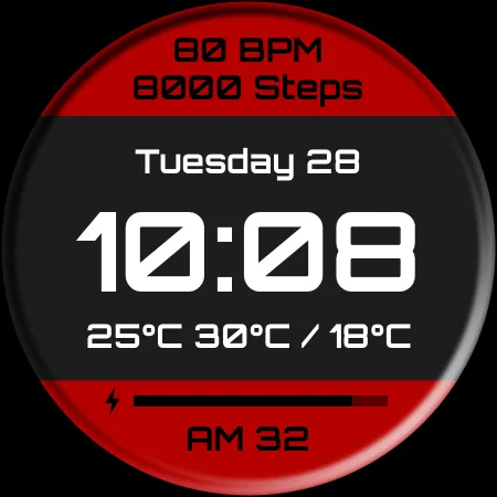 DADAM112: Digital Watch Face screenshot 23