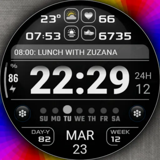 PW72 Sport Digi Watch Face screenshot 15