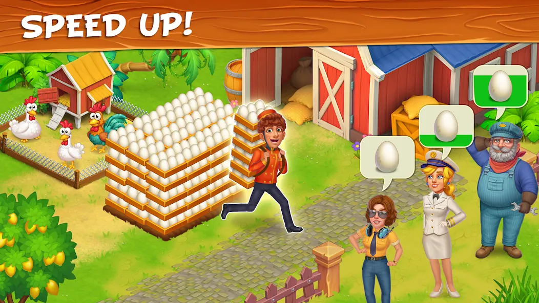 Farm Island - Family Journey screenshot 2