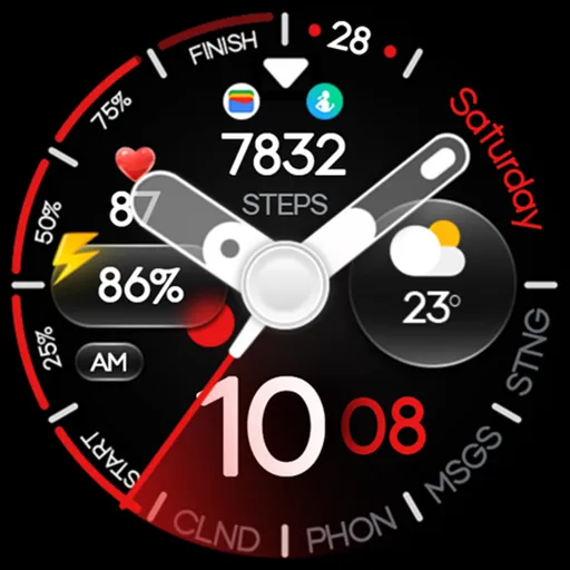 OMG 330 Hybrid Watch Face screenshot 30