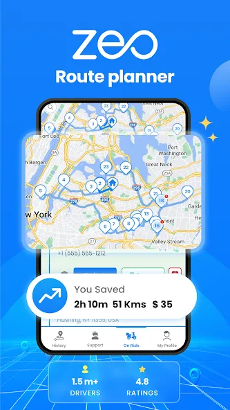 Zeo Fast Multi Stop Route Plan screenshot 2