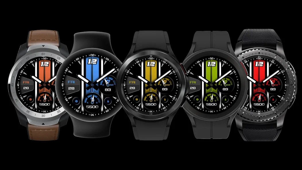 Stripes - YELE | watch face screenshot 7
