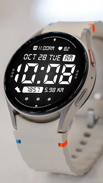 CH054 Digital watch face screenshot 4