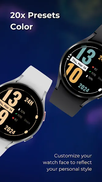 EXD026: Digital Watch Face screenshot 2