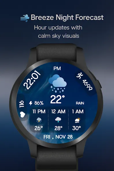 Hourly Weather for Wear OS screenshot 5