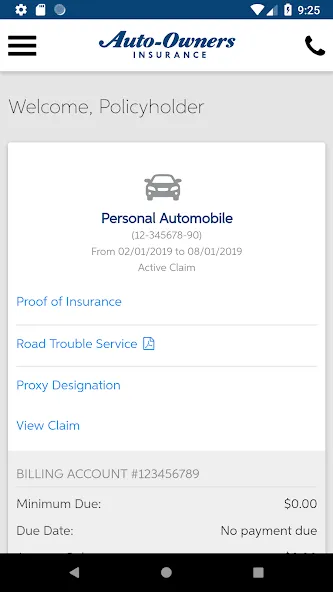 Auto-Owners Mobile screenshot 1