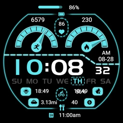 Blue Light Function ZKin Watch screenshot 5
