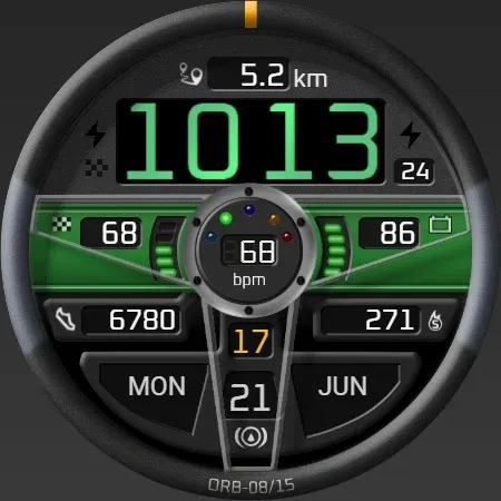 ORB-08 - The Driver WatchFace screenshot 7