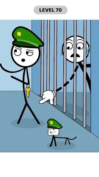Stickman Thief Puzzle IQ Games screenshot 4