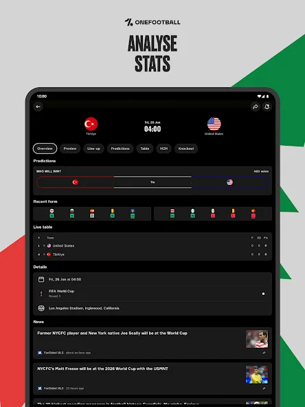 OneFootball Live Soccer scores screenshot 12