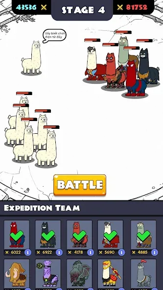 Mutant Llama: IDLE Breed Games screenshot 5