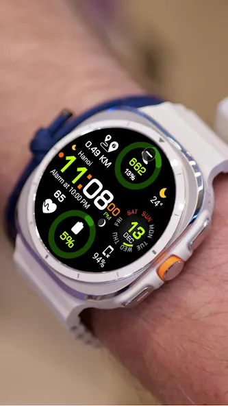 Digital Color WearOS NTV570 screenshot 5