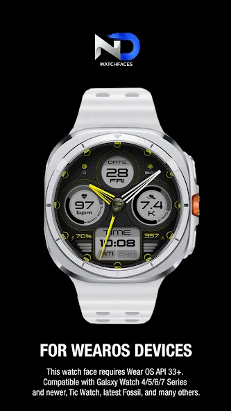 Hybrid Watchface — NDW071 screenshot 22