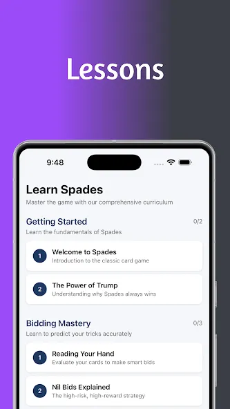Spades Academy - Play & Learn screenshot 5