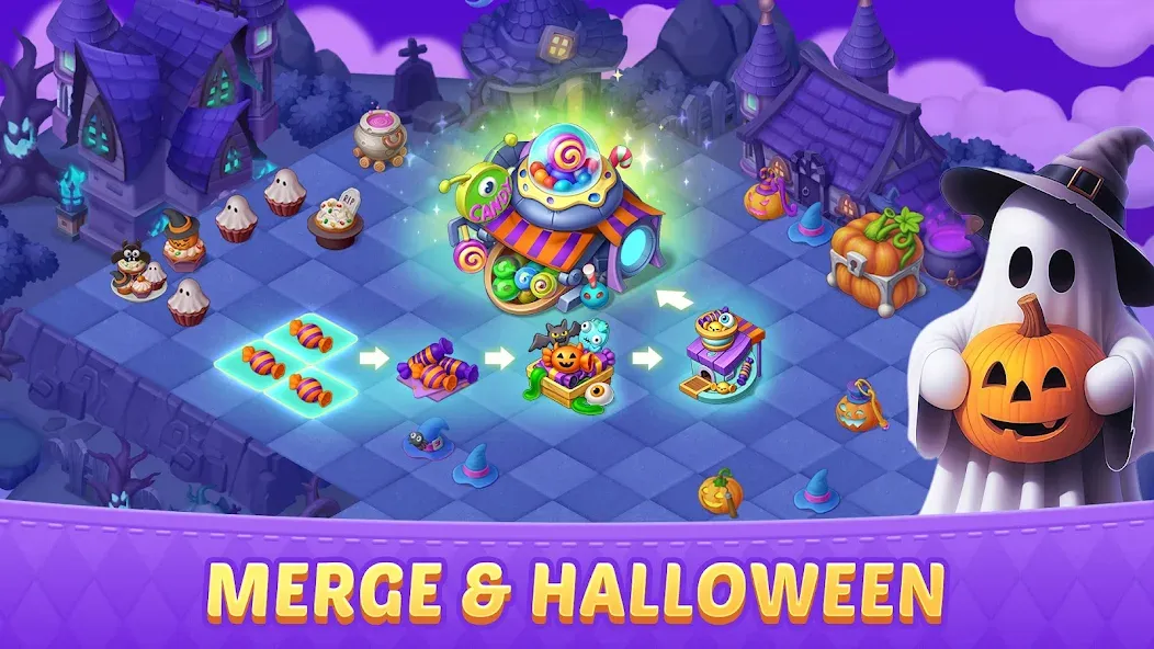 Merge Witches: Magic Puzzle screenshot 12