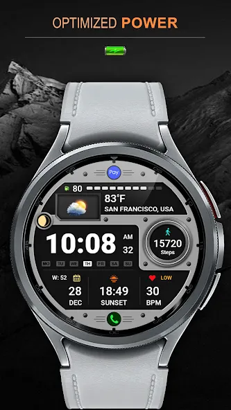 WFP 125 Digital watch face screenshot 6