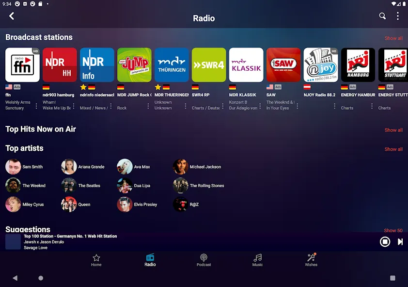 Audials Play: Radio & Podcasts screenshot 11