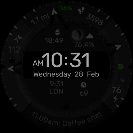 Digital Watch Face CRC094 screenshot 16
